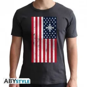 FAR CRY 5 CAMISETA CHICO GRIS FLAG T-M                                     