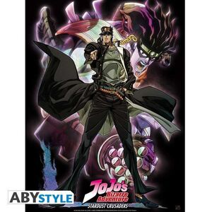POSTER JOJO´S BIZARRE ADVENTURE STAR PLATINUM 52 X 38 CM                   