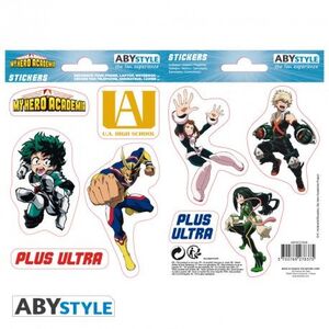 MY HERO ACADEMIA PEGATINAS 16X11CM UA HIGH SHOOL