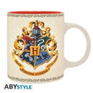 HARRY POTTER TAZA 320 ML HOGWARTS 4 CASAS                                  