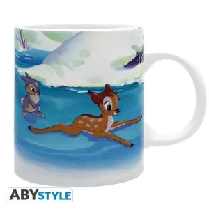 DISNEY TAZA CERAMICA 320 ML BAMBI PATINANDO                                