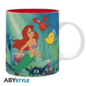 DISNEY TAZA CERAMICA 320 ML THE LITTLE MERMAID UNDER THE SEA               