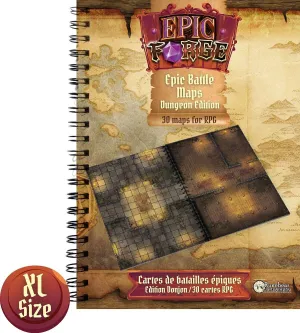 LIBRO DE MAPAS DE BATALLA: MAZMORRAS (305 X 420 MM)