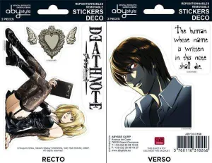 DEATH NOTE MINI PEGATINAS 16X11CM MISA / RAITO                             