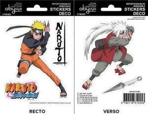 NARUTO MINI PEGATINAS 16X11CM NARUTO / JIRAIYA                             