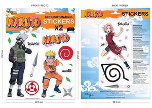 NARUTO MINI STICKERS MURAL PERSONAJES #1                                   