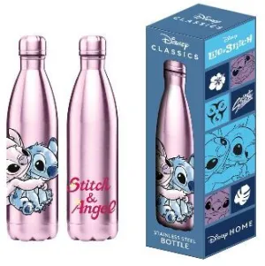 DISNEY BOTELLA ACERO 500 ML STITCH & ANGEL