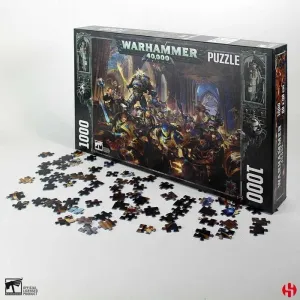 WARHAMMER 40000 PUZZLE 100 PIEZAS GULLIMAN VS BLACK LEGION                 
