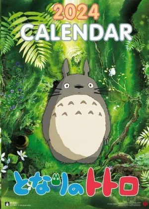 TOTORO CALENDARIO 2024 VERSION INGLES MI VECINO TOTORO