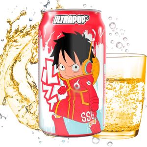 REFRESCO SODACAN EDICIÓN ONE PIECE LUFFY SABOR LIMONADA DE FRESA 330ML