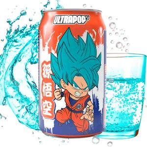 REFRESCO SODACAN EDICIÓN DRAGON BALL GOKU SABOR FRESA Y PLÁTANO 330 ML