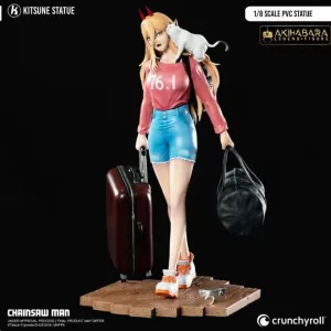 CHAINSAW MAN ESTATUA PVC 1/8 POWER 21 CM