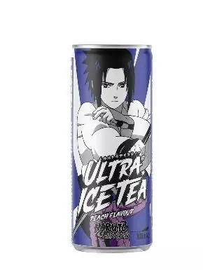 ULTRA ICE TEA SABOR A MELOCOTÓN EDICIÓN NARUTO (SASUKE) 330ML