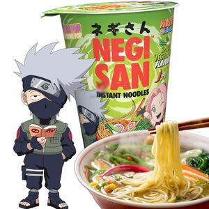 RAMEN NEGISAN SABOR A VERDURAS PICANTES EDICIÓN NARUTO 65G