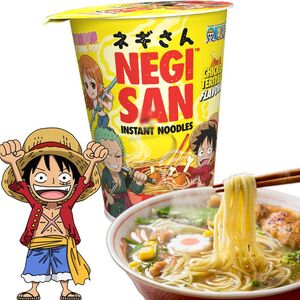 RAMEN NEGISAN SABOR POLLO TERIYAKI EDICIÓN ONE PIECE 65G
