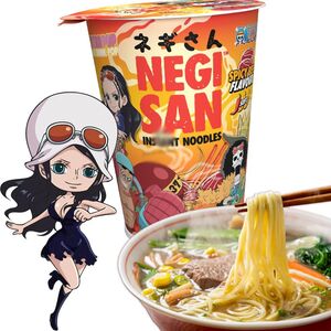 RAMEN NEGISAN SABOR A TERNERA PICANTE EDICIÓN ONE PIECE 65G