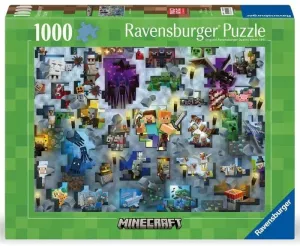 MINECRAFT PUZZLE 1000 PIEZAS MOBS