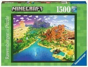 MINECRAFT PUZZLE 1500 PIEZAS MUNDO