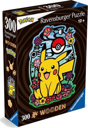 POKEMON PUZZLE DE MADERA PIKACHU 300PZ