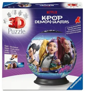 K-POP DEMON HUNTERS PUZZLE 3D PUZZLEBALL 72 PC