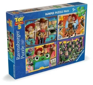 TOY STORY 5 PUZZLE BUMPER PACK 4 X 100 PC