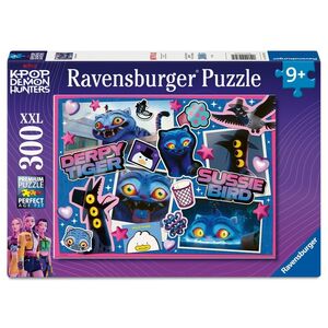 K-POP DEMON HUNTERS PUZZLE DERPY TIGER & SUSSIE BIRD XXL 300 PC