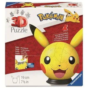 POKÉMON PUZZLE 3D PIKACHU CON OREJAS
