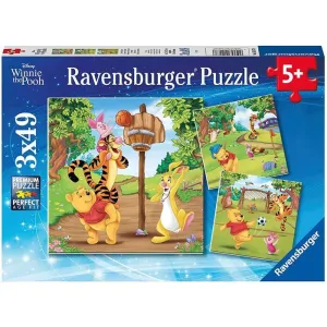 WINNIE THE POOH PUZZLE 3 X 49 PIEZAS DISNEY