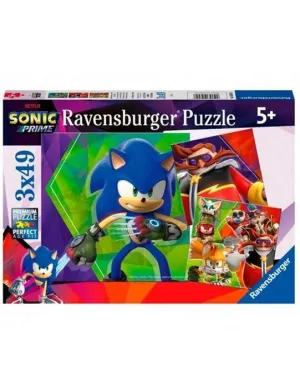 SONIC PRIME PUZZLE 3 X 49 PIEZAS