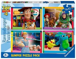 TOY STORY 4 PUZZLE 4 X 42 PIEZAS BUMPER PACK                               