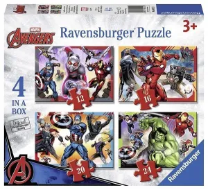 LOS VENGADORES PUZZLE 4 EN CAJA