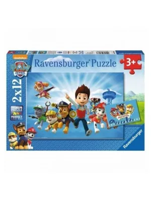 LA PATRULLA CANINA PUZZLE 2X12 PIEZAS