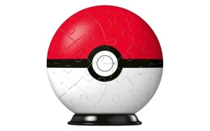 POKEMON POKEBALLS PUZZLE 3D ROJO 