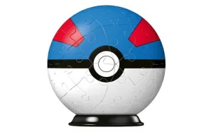POKEMON POKEBALLS PUZZLE 3D AZUL