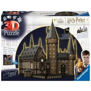HARRY POTTER PUZZLE 3D CASTILLO DE HOGWARTS: GRAN COMEDOR - NIGHT EDITION (540 PIEZAS)
