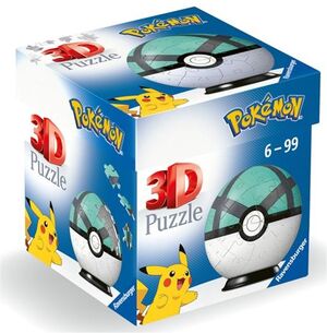 POKÉMON PUZZLE 3D NET BALL VERDE