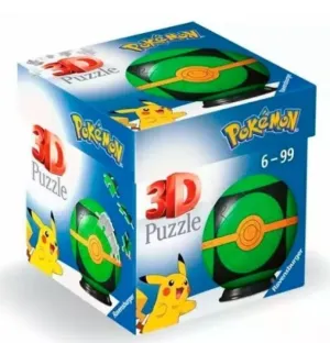 POKEMON PUZZLE 3D DUSK BALL 54 PIEZAS