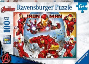 MARVEL AVENGERS PUZZLE 100 PZS XXL IRON MAN