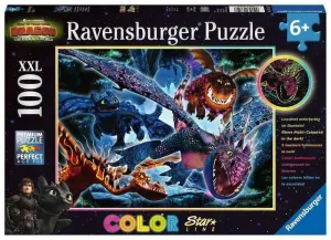 COMO ENTRENAR A TU DRAGON 3 PUZZLE 100 PIEZAS XXL (COLORES LUMINOSOS)      