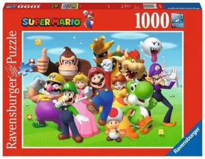 SUPERMARIO PUZZLE 1000 PIEZAS PERSONAJES                                   