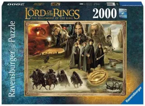 EL SEÑOR DE LOS ANILLOS PUZZLE 2000 PIEZAS LA COMUNIDAD DEL ANILLO