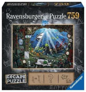 ESCAPE PUZZLE 759 PIEZAS SUBMARINO                                         