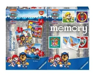 PATRULLA CANINA MULTIPACK 3 PUZZLE + MEMORY