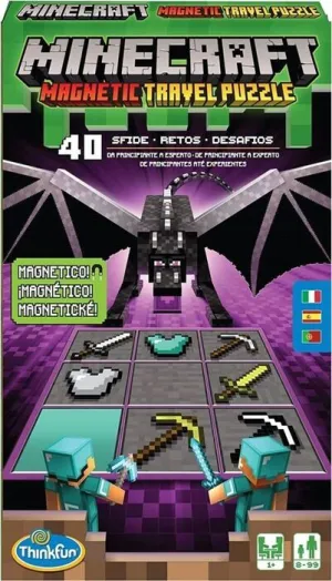 MINECRAFT MAGNETIC TRAVEL PUZZLE