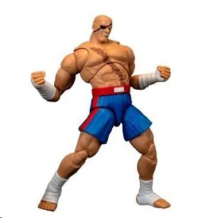 STREET FIGHTER II FIGURA SAGAT 19 CM