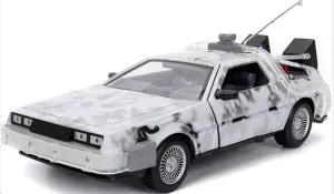 REGRESO AL FUTURO VEHICULO DELOREAN MAQUINA DEL TIEMPO VERSION HIELO