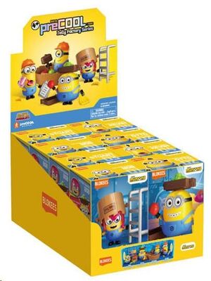 MINIONS MAQUETA BLOKEES PRECOOL JELLY FACTORY SERIE 1 
