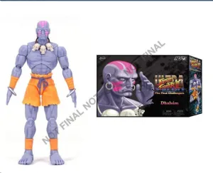 STREET FIGHTER II DHALSIM (PLAYER 2) SCALE ACTION FIGURA DELUXE 16,5 CM
