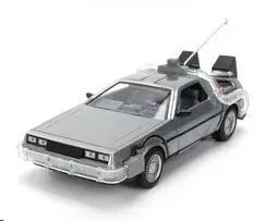 REGRESO AL FUTURO SCALE HOLLYWOOD RIDES DELOREAN 40 ANIVERSARUI 1/24
