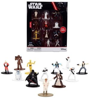 STAR WARS SET NANOFIGURAS METÁLICAS DE 4 CM